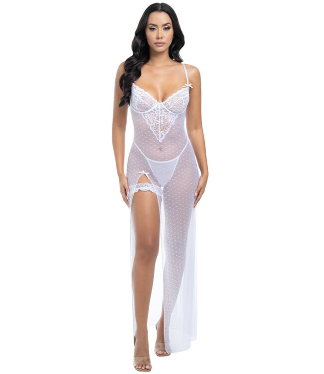 Livia White Long Gown 76-12000