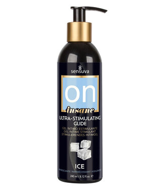 Sensuva Ultra-Stimulating ON Insane Ice Personal Moisturizer 8oz