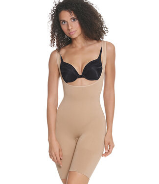 EuroSkins Seamless Open Bust Boxer Body Shaper JS01