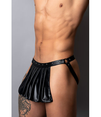 Tanner Black Gladiator Men's Jockstrap PAK158
