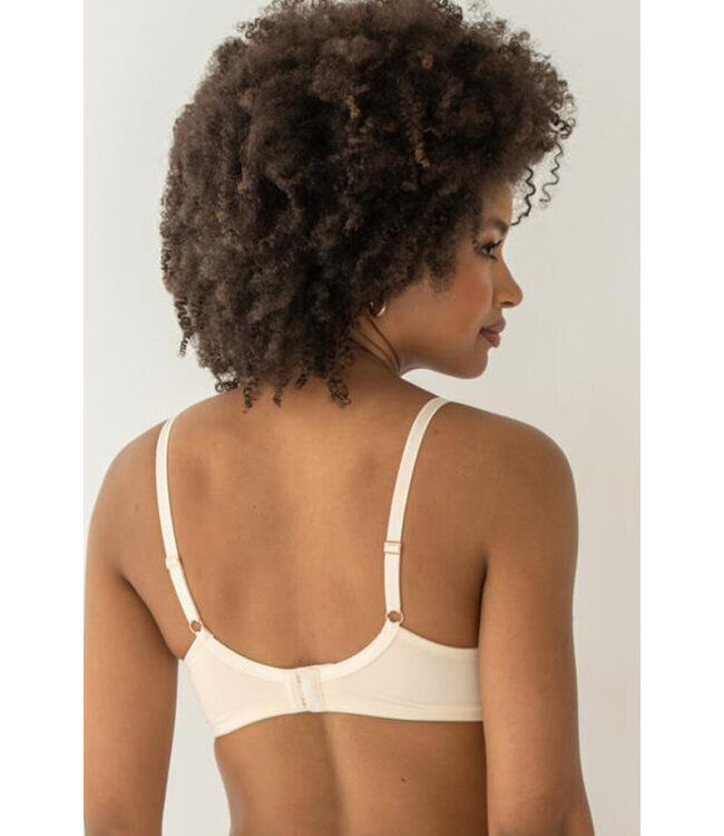 Poir Moi Atelier Lace High Apex Contour Padded Underwired  Ivory/Champagne Bra 29525