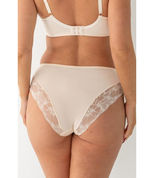 Pour Moi Atelier Lace Ivory/Champagne Brazilian Panty 29524