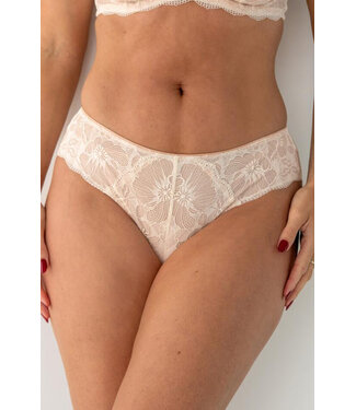 Pour Moi Atelier Lace Ivory/Champagne Brazilian Panty 29524