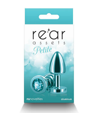 Rear Assets Petite Metal Anal Plug Teal Rear Assets Petite Metal Anal Plug Teal