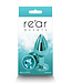 Rear Assets Metal Anal Plug Medium Teal