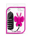 Luxe Butterfly Teaser Remote-Controlled Silicone Mini Vibrator Fuchsia