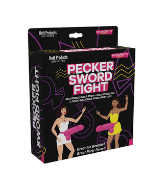Pecker Sword Fight Game Strap On Large Penis (2 Pack)