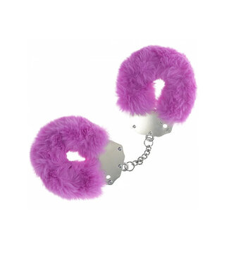 Ouch! Heavy-Duty Fluffy Handcuffs Purple