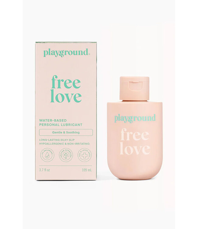 Playground Free Love Extra-Gentle Water-Based Personal Lubricant 3.7oz