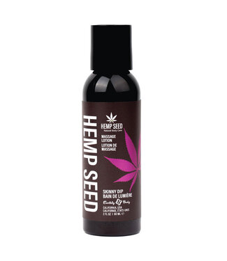 Earthly Body Hemp Seed Massage Lotion Skinny Dip 2oz