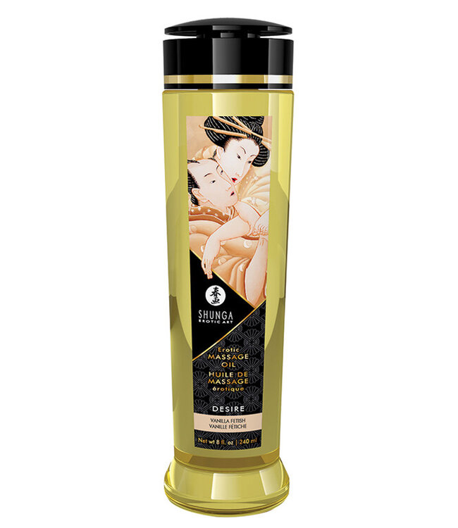 Shunga Erotic Massage Oil Desire Vanilla 8oz