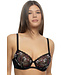 Felina Allure Unlined Embroidered Midnight Rouge Bra 115211