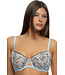 Felina Allure Unlined Emroidered Sky Blossom Bra 115211