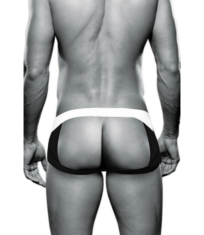 Max White/Black Men's Jockstrap BLE102