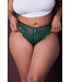 Plus Emerald Lace Crotchless Panty P449X