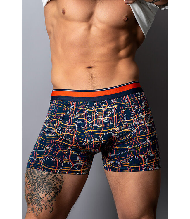 Ken Navy/Orange Men's Boxer Brief 160299