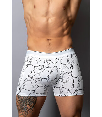 Ken White/Black Men's Boxer Brief 160299