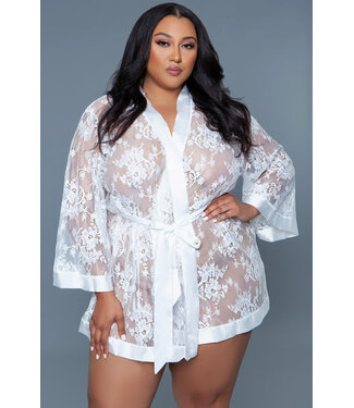 Delia Plus White Robe 2275X