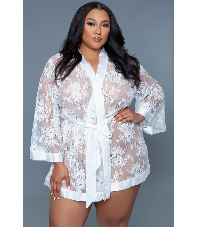 Delia Plus White Robe 2275X