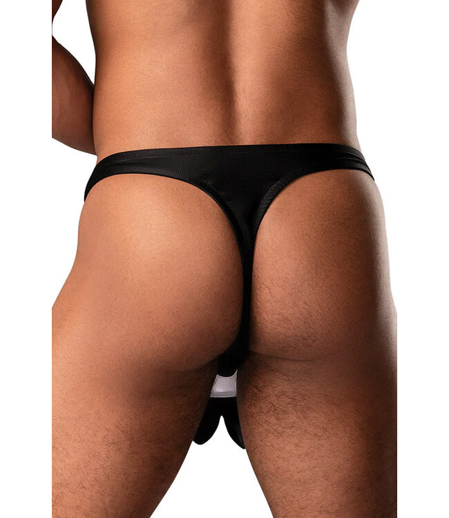 Novelty Dapper Dick Black Men's Thong Onesize