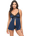 Iris Blue/Black Babydoll 72-12030