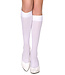 White Opaque Knee Highs 5747