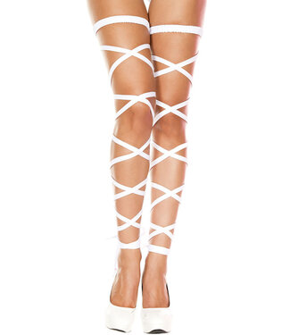 White Elastic Leg Wrap 34004