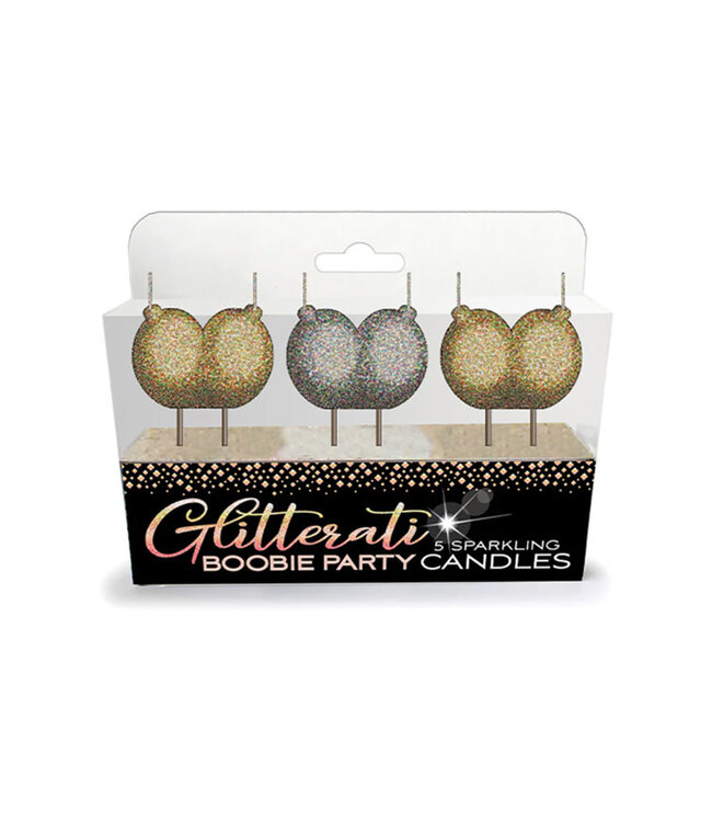 Glitterati Boobie Party Candles 3-Pack