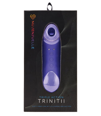 Sensuelle Trinitii 3-in-1 Suction Tongue Ultra Violet