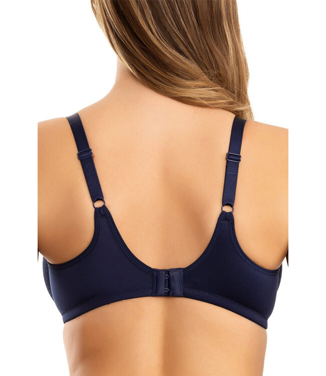 Parafait Non-padded Seamless Minimizer Full Busted Navy Bra P60921
