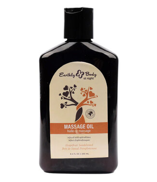 Earthly Body At Night Aphrodisiac Massage Oil Grapefruit Sandalwood 8.4oz