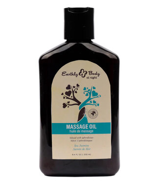 Earthly Body At Night Aphrodisiac Massage Oil Sea Jasmine 8.4oz