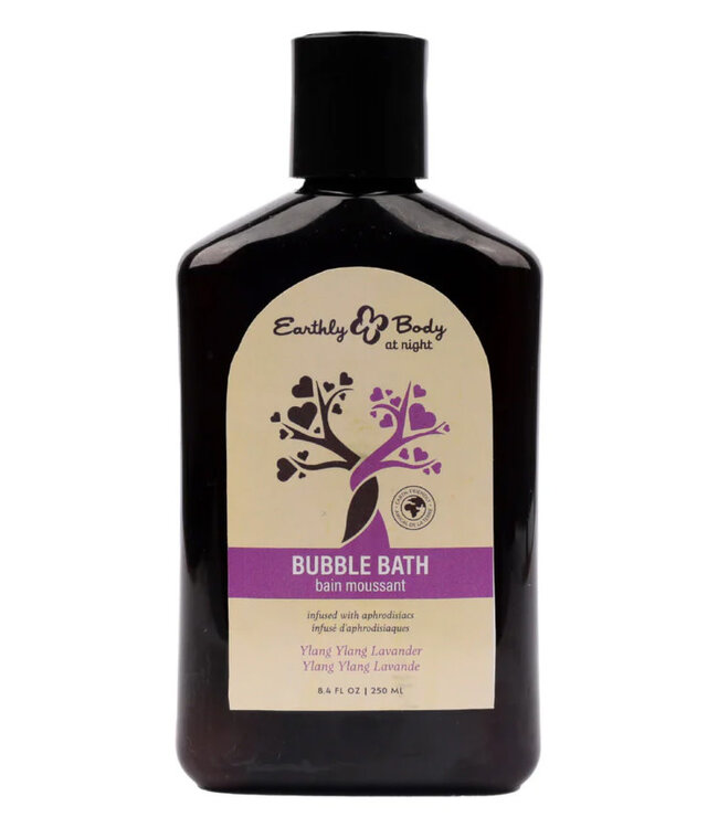 Earthly Body At Night Aphrodisiac Bubble Bath Ylang Ylang Lavender 8.4oz