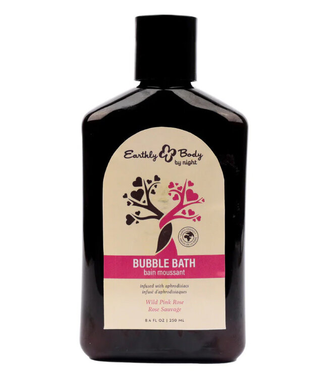 Earthly Body At Night Aphrodisiac Bubble Bath Wild Pink Rose 8.4oz
