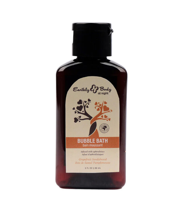 Earthly Body At Night Aphrodisiac Bubble Bath Grapefruit Sandalwood 2oz