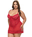 Jan Plus Red Chemise 74-11053X