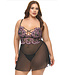 Adela Plus Floral Cheri Chemise 75-12054X