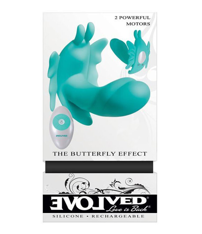 Evolved The Butterfly Effect Rechargeable Dual Stim Teal