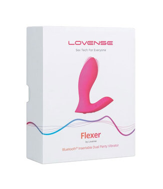 Lovense Flexer Dual Panty Vibrator Pink