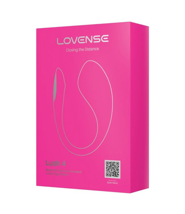 Lovense Lush 4.0 Bluetooth G-Spot Egg Camming Vibrator Pink