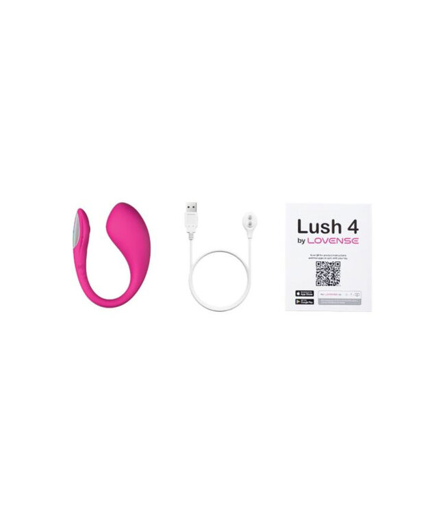 Lovense Lush 4.0 Bluetooth G-Spot Egg Camming Vibrator Pink