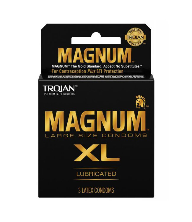 Trojan Magnum XL Pack of 3