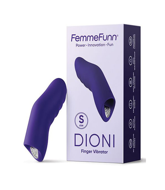 Femme Funn Dioni Wearable Finger Vibe Small Dark Purple
