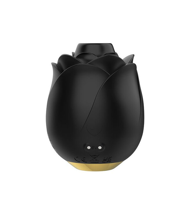 Fifty Shades of Grey Hearts & Flowers Rose Vibrator Black