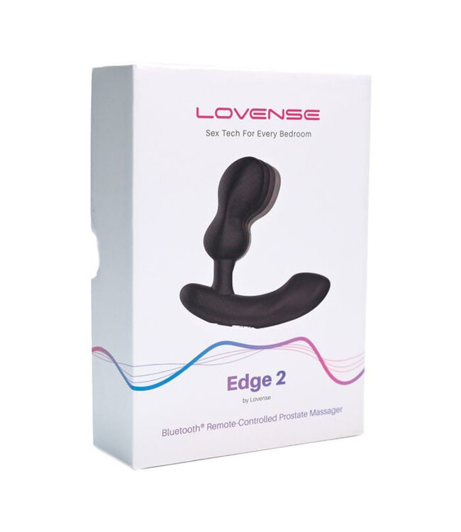 Lovense Edge 2 Flexible Prostate Massager Black