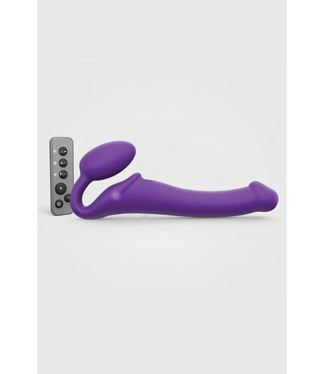 Strap On Me Vibrating Bendable Strapless Strap On Medium Purple
