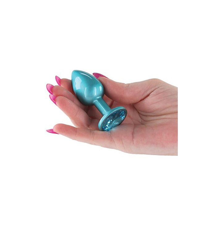 Rear Assets Small w/Teal Gem Iridescent Teal