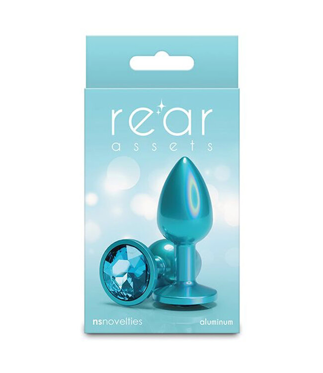 Rear Assets Small w/Teal Gem Iridescent Teal