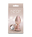 Rear Assets Medium w/Clear Gem Iridescent Champagne