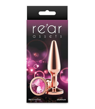 Rear Assets Tapered Medium Rose Gold Pink